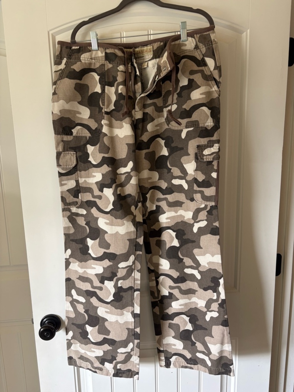 Cabela's Tall Women’s Brown and Tan Camouflage Cargo Pants